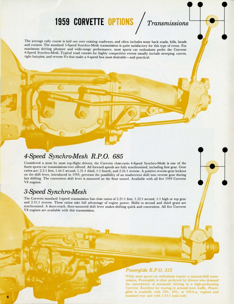 1959 Corvette Equipment Guide Page 19
